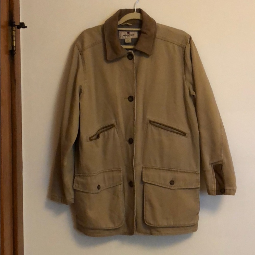 Woolrich Camel Colored Chore Coat